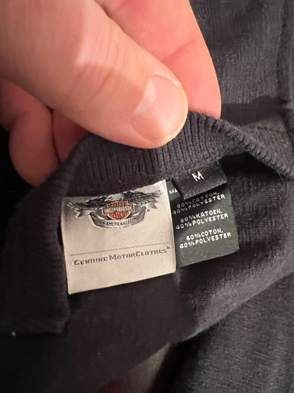 Harley-Davidson Black Hoodie with Pink Script - Picture 7 of 12